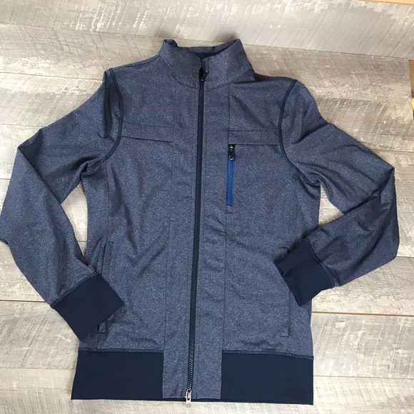 lululemon athletica Other - Lululemon Mens Athletic Jacket Heathered Blue S